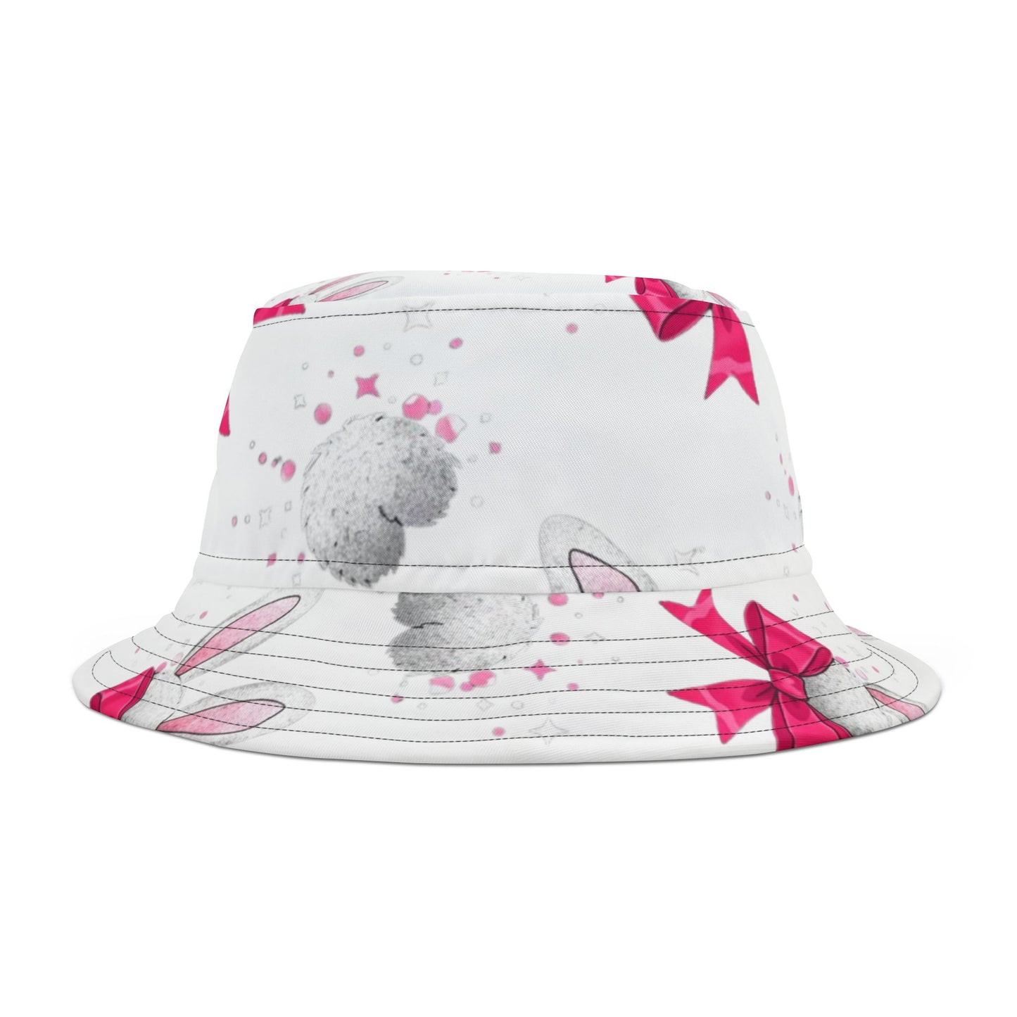 MiMi Baybii Collection - Bunny Bow Bucket Hat