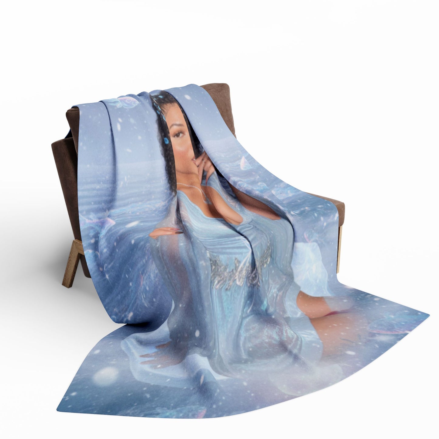Icy Pisces Dreamscape Fleece Blanket