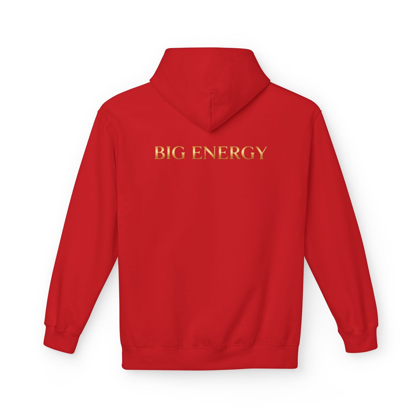 Big Energy Hoodie — Golden Flower of Life Spiritual Graphic Sweatshirt