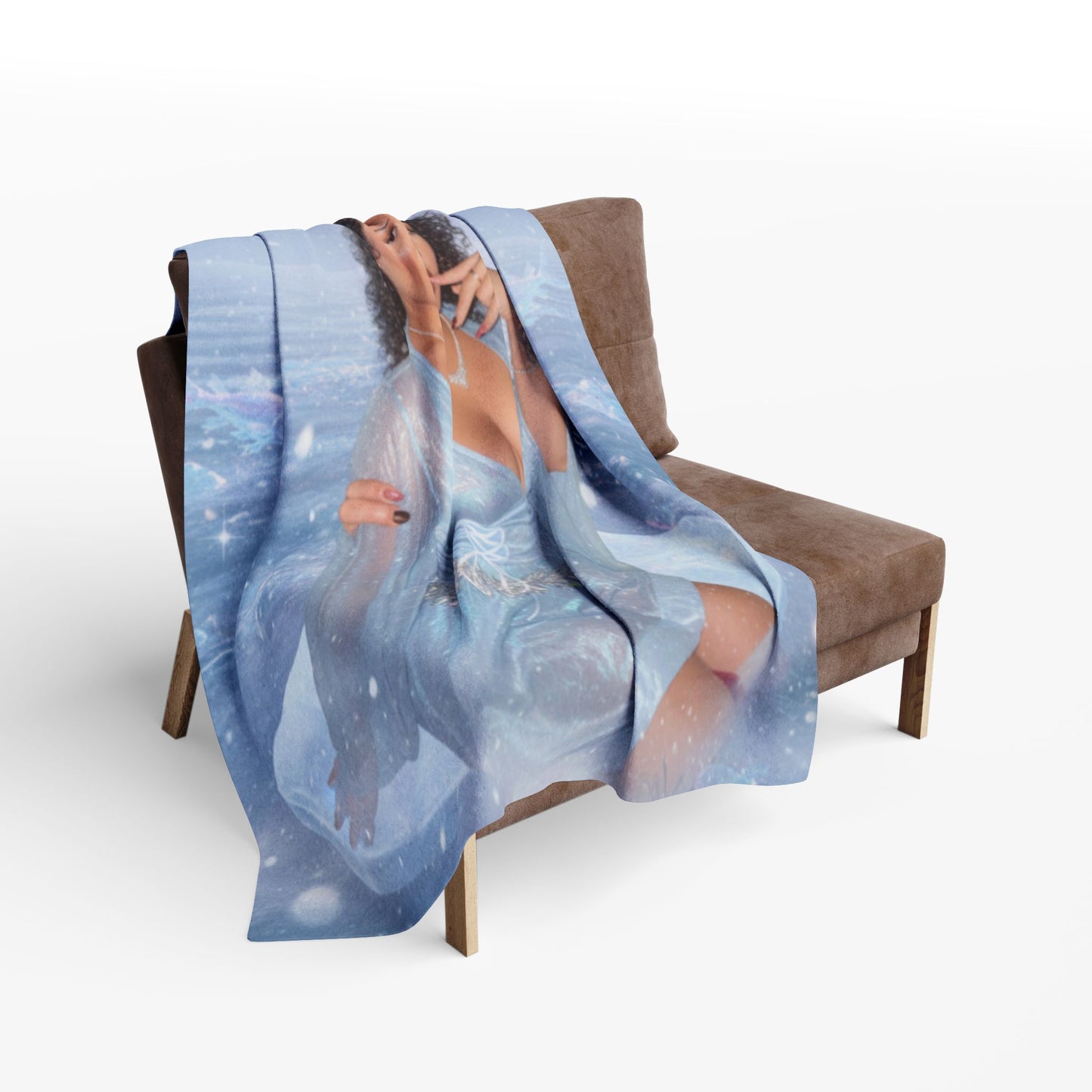 Icy Pisces Dreamscape Fleece Blanket