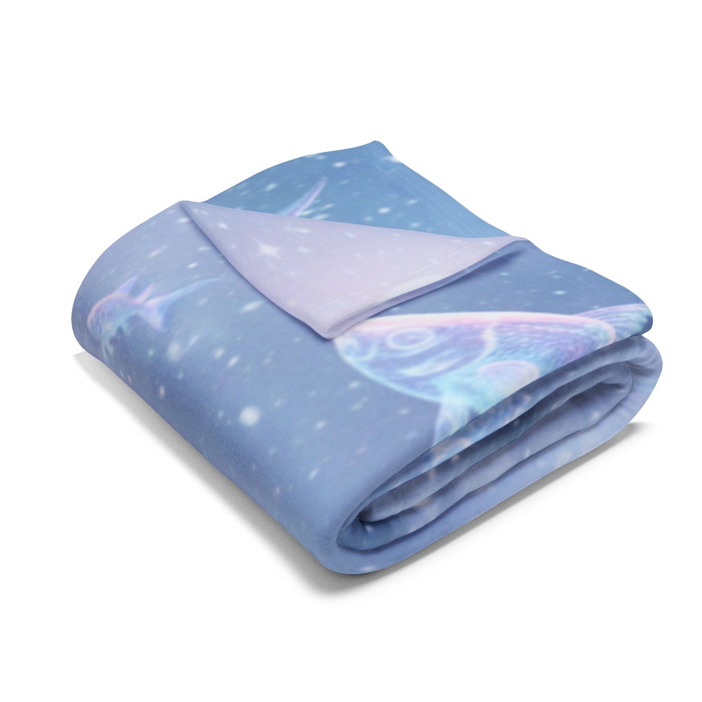 Icy Pisces Dreamscape Fleece Blanket