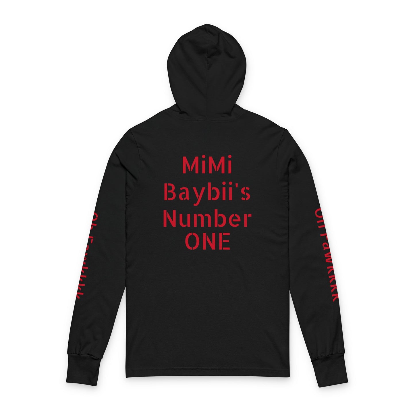 MiMi Baybii Collection - Bunny Graphic Hooded Long Sleeve Tee — "MiMi's Baybii Number ONE"