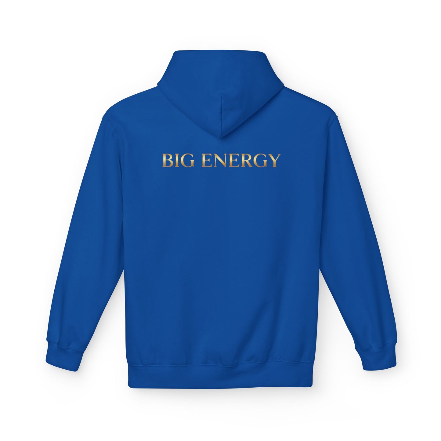 Big Energy Hoodie — Golden Flower of Life Spiritual Graphic Sweatshirt