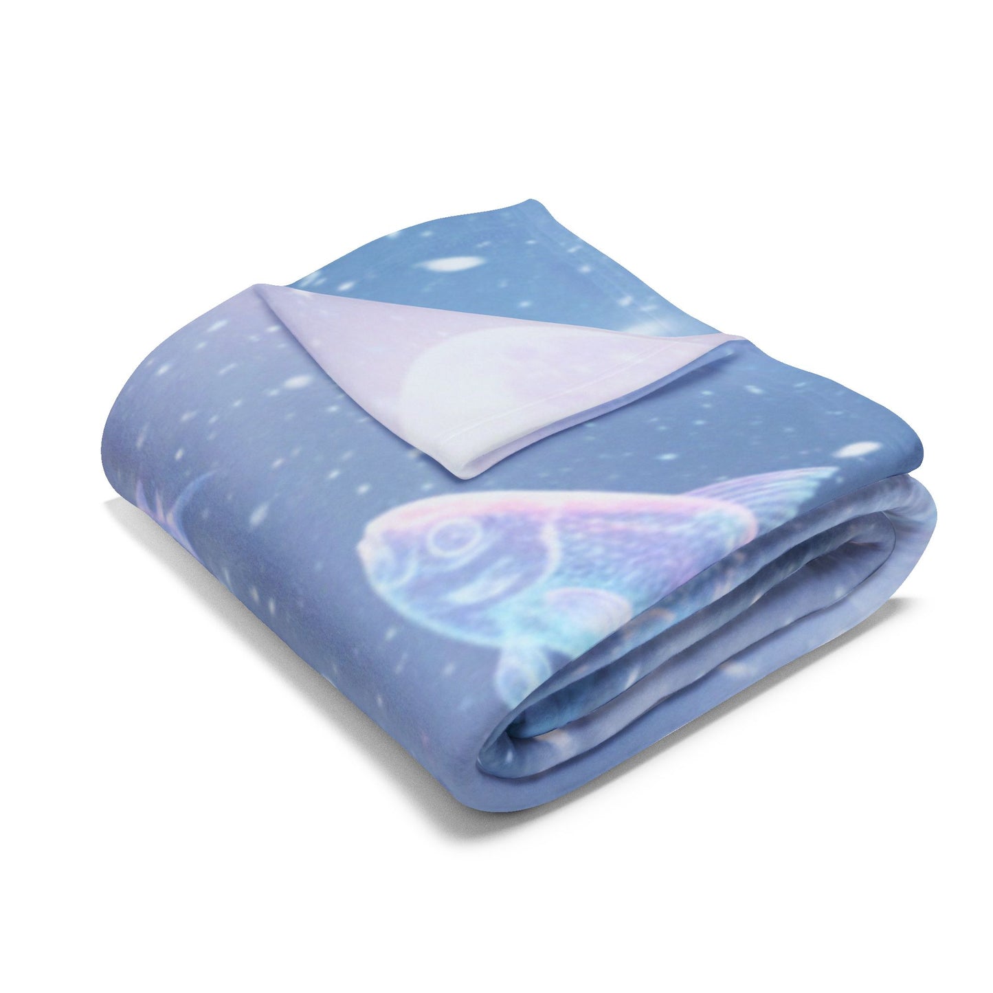 Icy Pisces Dreamscape Fleece Blanket