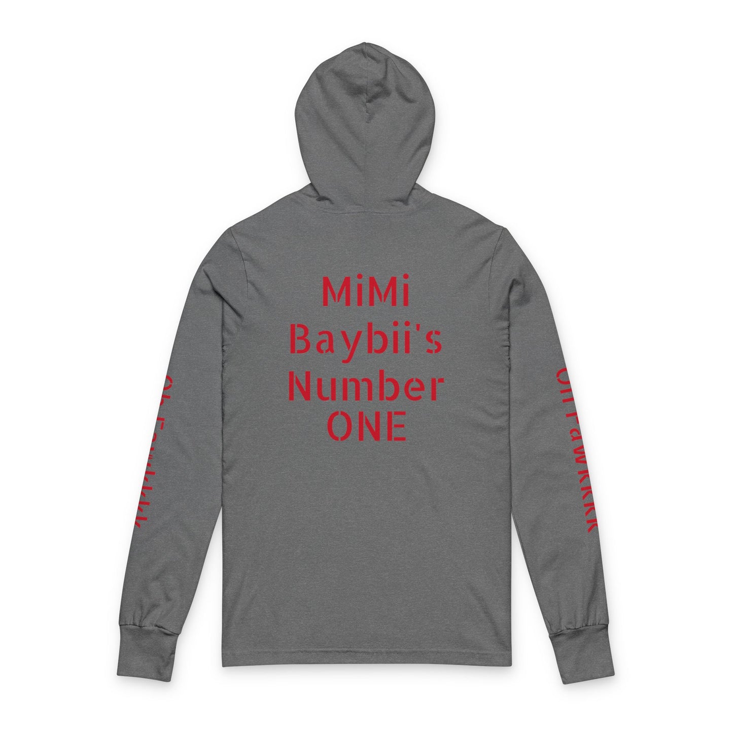 MiMi Baybii Collection - Bunny Graphic Hooded Long Sleeve Tee — "MiMi's Baybii Number ONE"