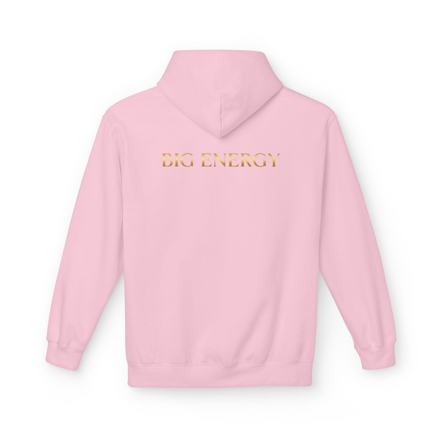 Big Energy Hoodie — Golden Flower of Life Spiritual Graphic Sweatshirt
