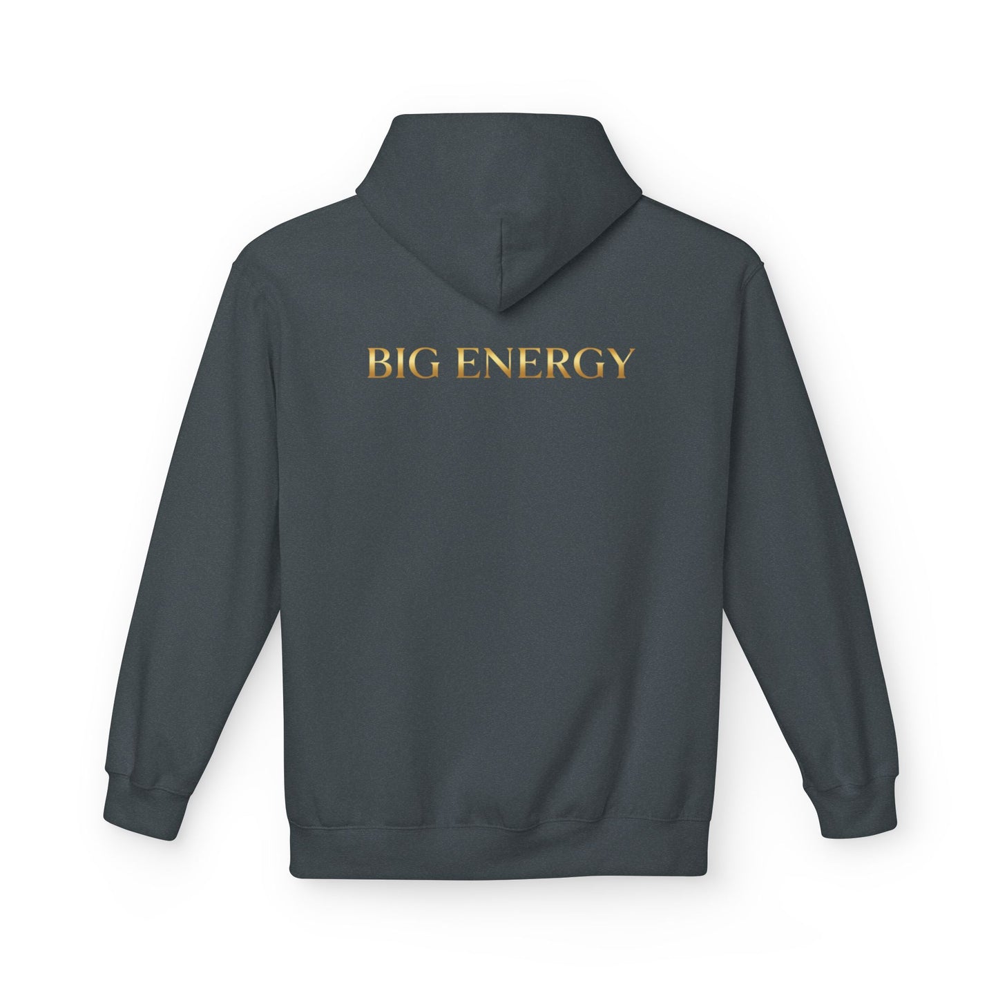 Big Energy Hoodie — Golden Flower of Life Spiritual Graphic Sweatshirt