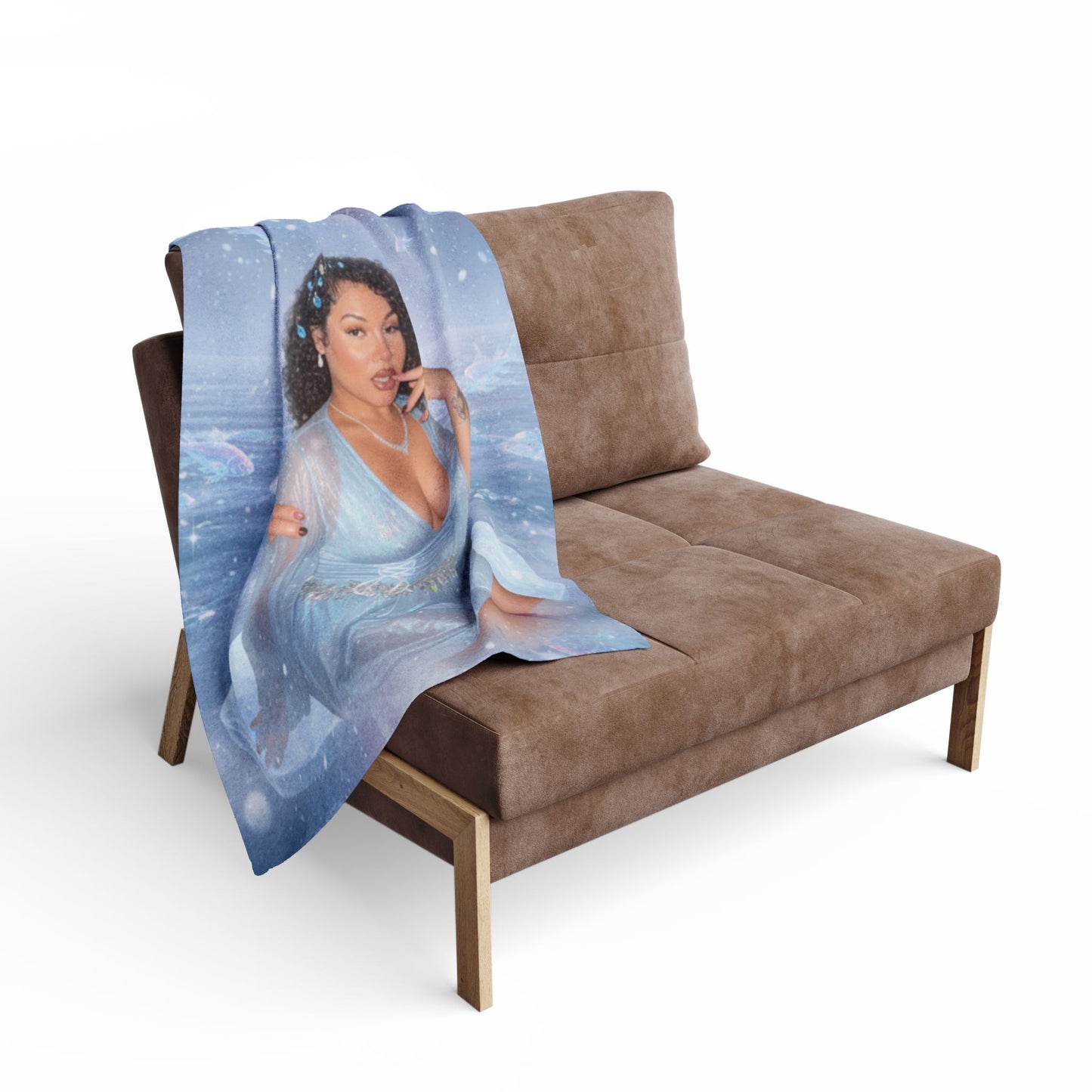 Icy Pisces Dreamscape Fleece Blanket