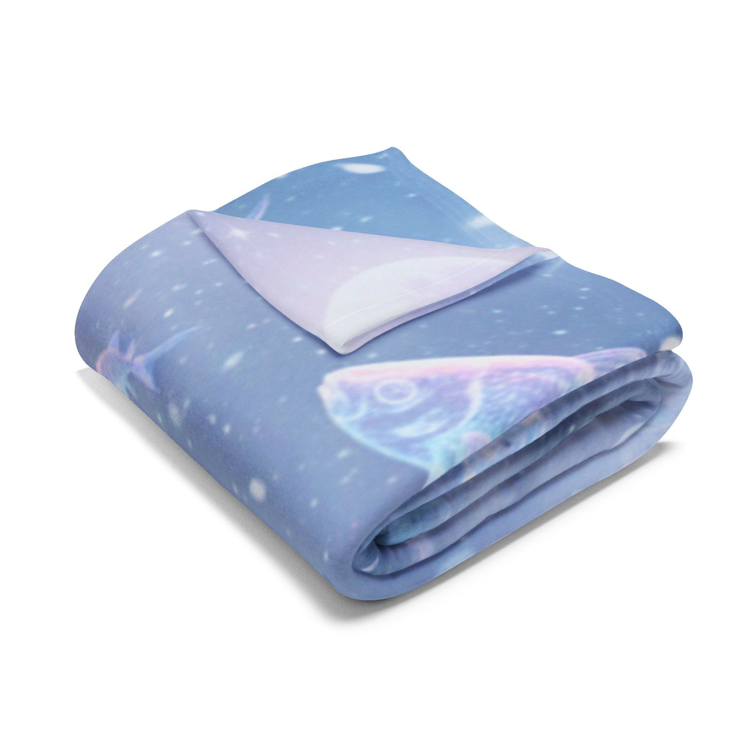 Icy Pisces Dreamscape Fleece Blanket