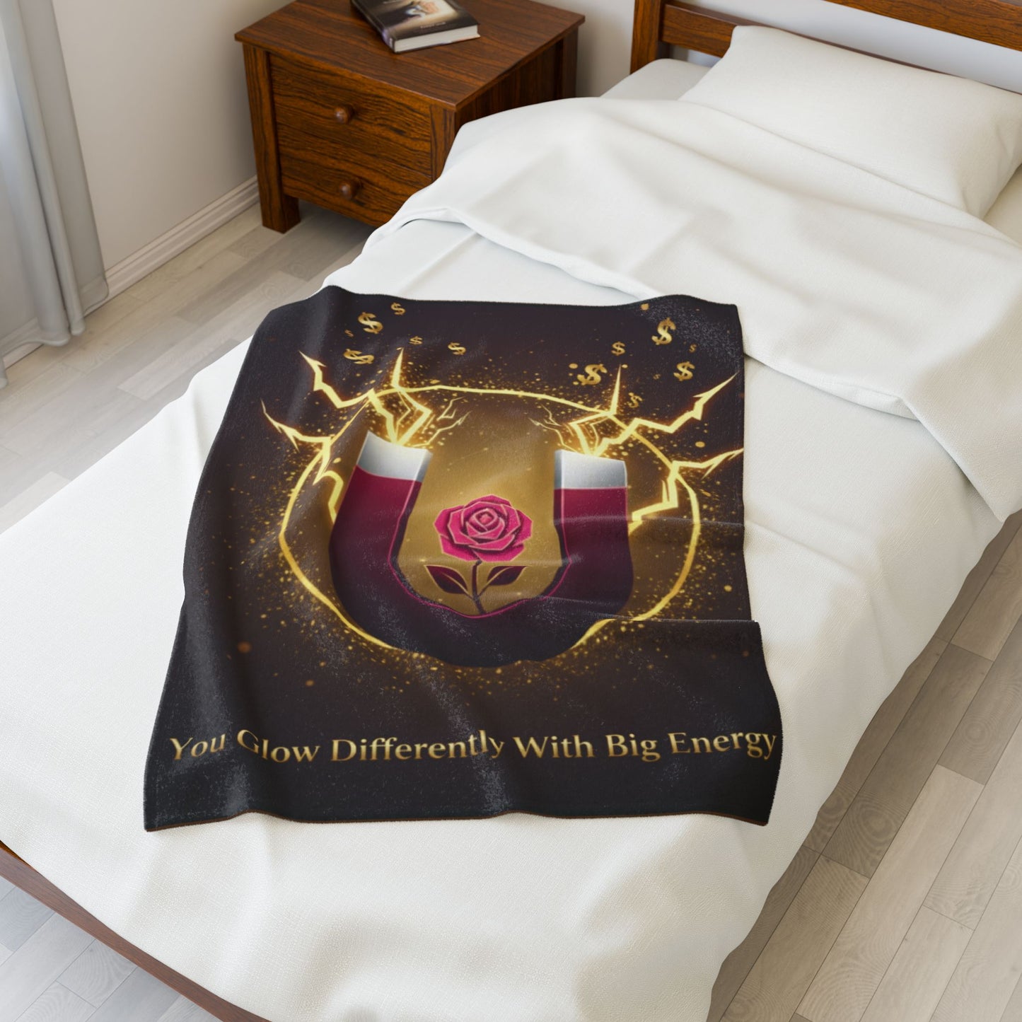 Big Energy Velveteen Plush Blanket